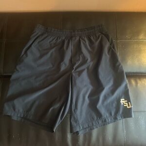 Lululemon FSU Black Athletic Shorts 7 Inch Inseam